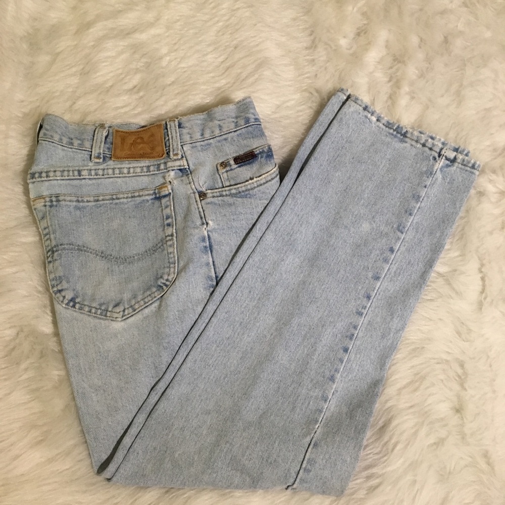 [Lee] 34x30 Vintage Light Wash Jeans